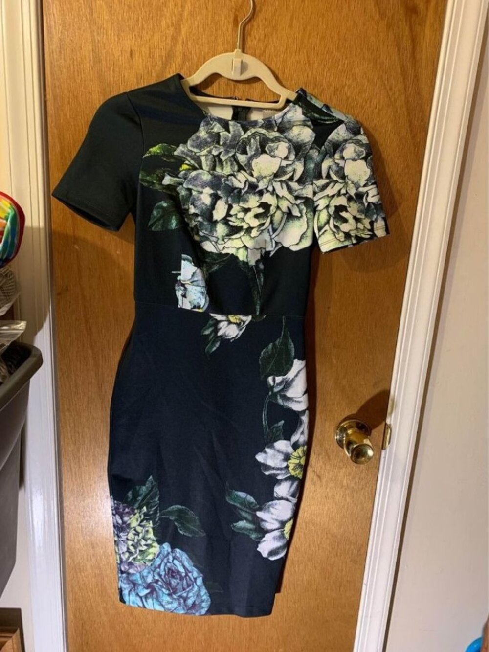 ASOS Business Casual Floral Print Dress Pencil Skirt Women's Size 00